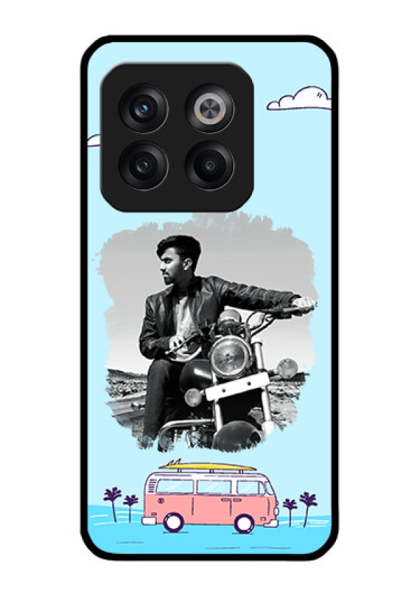 OnePlus 10T 5G Photo Printing on Glass Case - Travel & Adventure Design