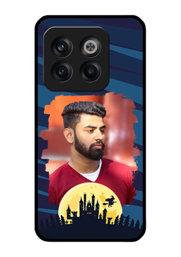 OnePlus 10T 5G Photo Printing on Glass Case - Halloween Witch Design