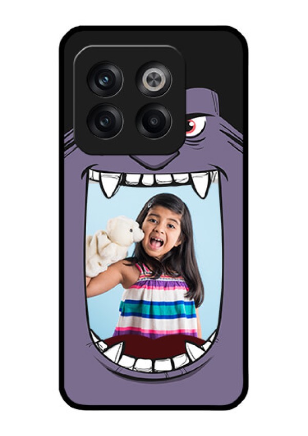 OnePlus 10T 5G Custom Glass Phone Case - Angry Monster Design