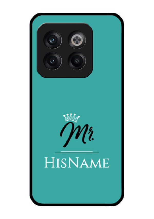 OnePlus 10T 5G Custom Glass Phone Case Mr with Name