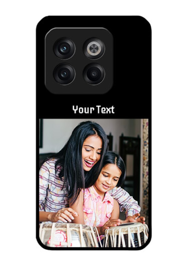 OnePlus 10T 5G Photo with Name on Glass Phone Case