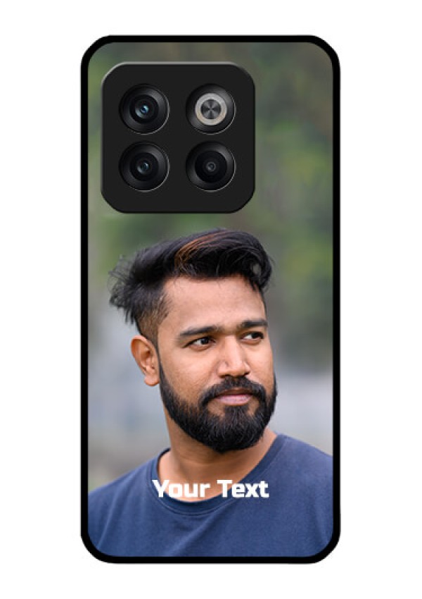 OnePlus 10T 5G Glass Mobile Cover: Photo with Text