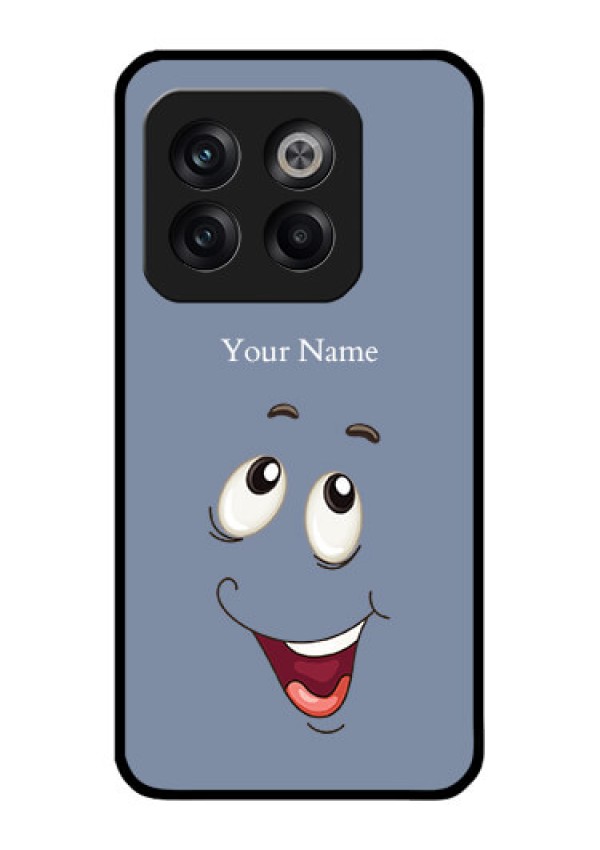 OnePlus 10T 5G Photo Printing on Glass Case - Laughing Cartoon Face Design