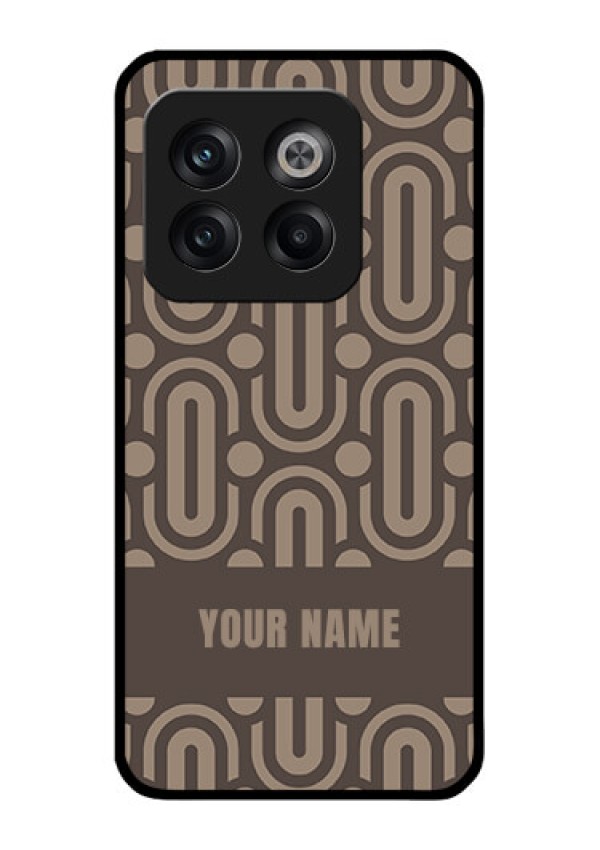 OnePlus 10T 5G Custom Glass Phone Case - Captivating Zero Pattern Design