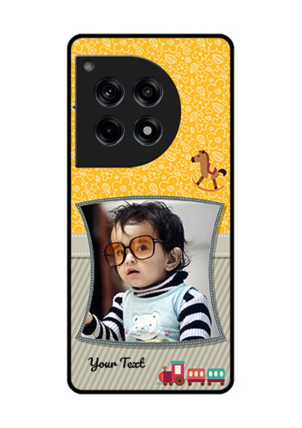 Oneplus 12R 5G Custom Glass Phone Case - Baby Picture Upload Design