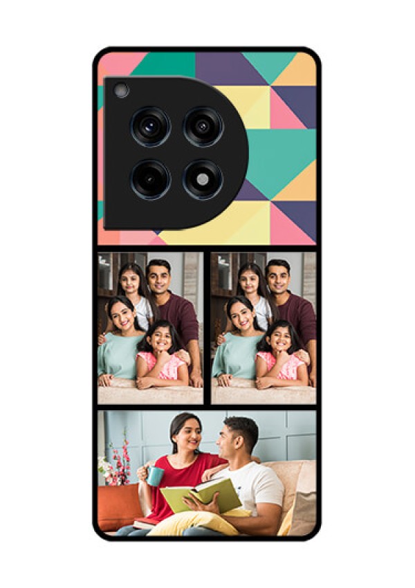 Oneplus 12R 5G Custom Glass Phone Case - Bulk Pic Upload Design