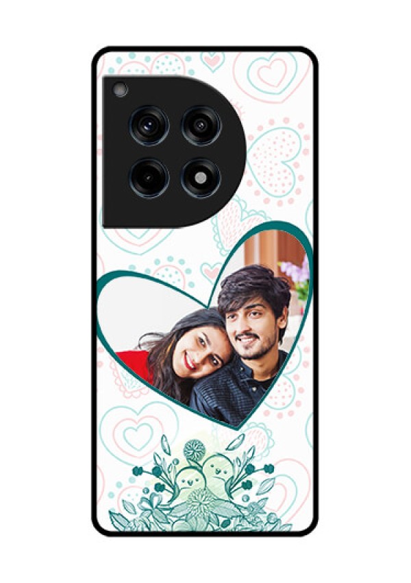 Oneplus 12R 5G Custom Glass Phone Case - Premium Couple Design