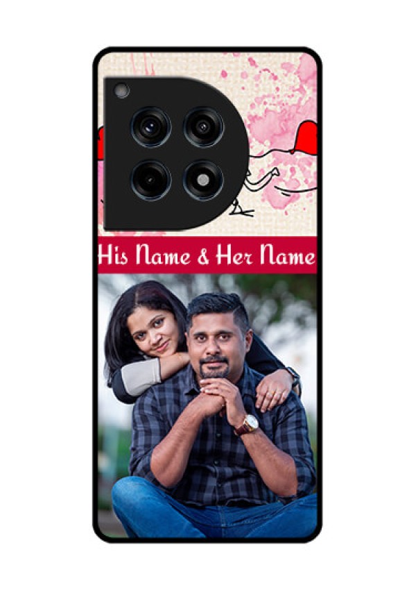 Oneplus 12R 5G Custom Glass Phone Case - You And Me Case Design