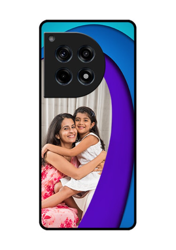 Oneplus 12R 5G Custom Glass Phone Case - Simple Pattern Design