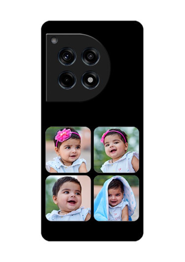 Oneplus 12R 5G Custom Glass Phone Case - Multiple Pictures Design