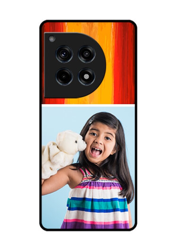 Oneplus 12R 5G Custom Glass Phone Case - Multi Color Design