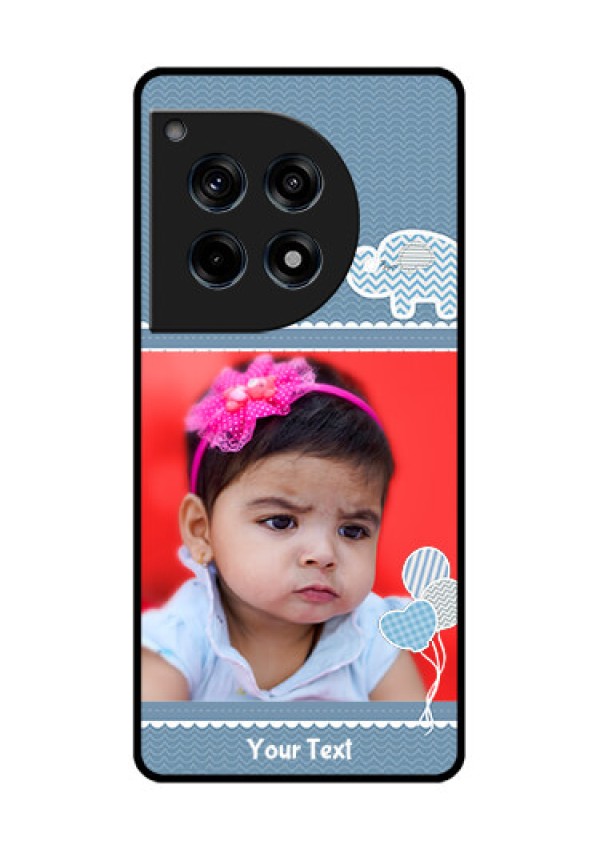 Oneplus 12R 5G Custom Glass Phone Case - With Kids Pattern Design