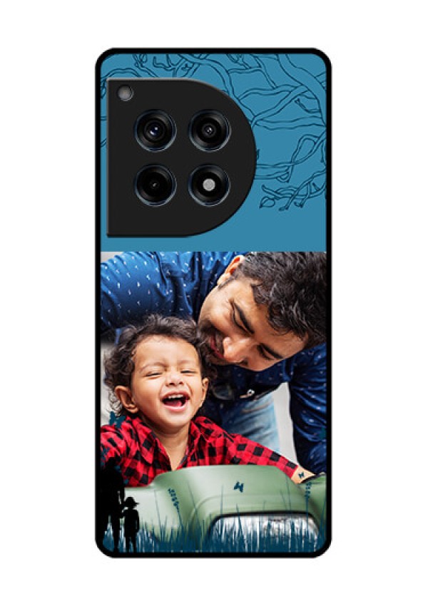 Oneplus 12R 5G Custom Glass Phone Case - Best Dad Design