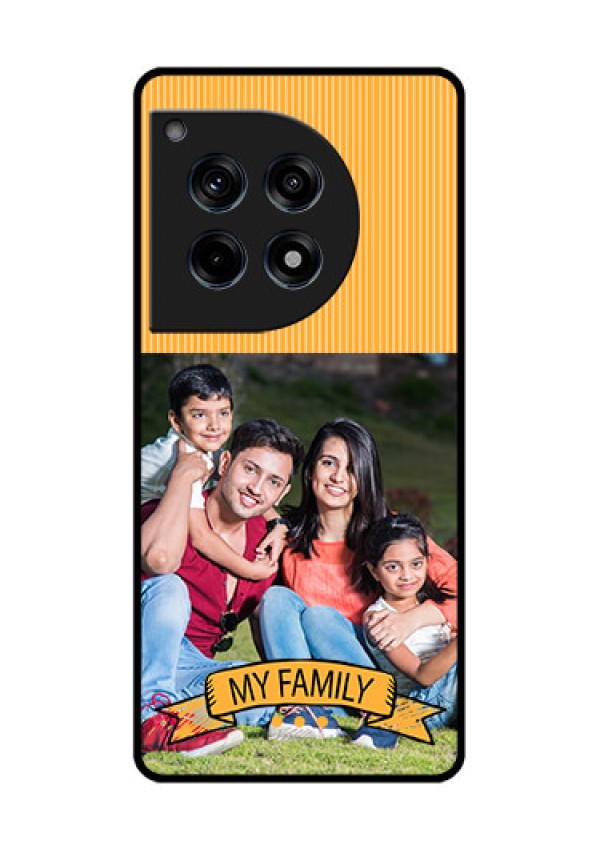 Oneplus 12R 5G Custom Glass Phone Case - My Family Design