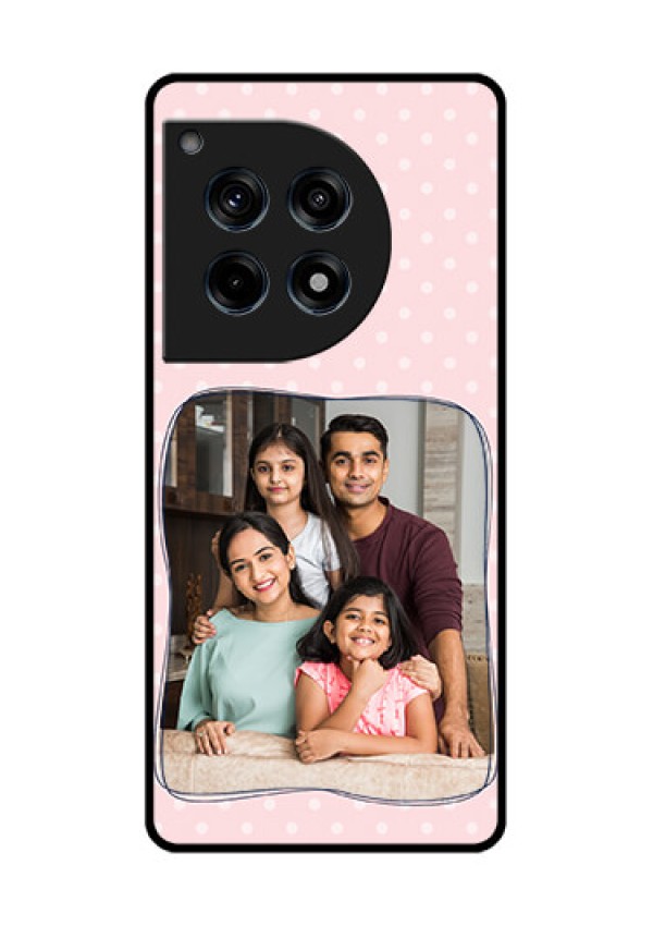 Oneplus 12R 5G Custom Glass Phone Case - Family With Dots Design