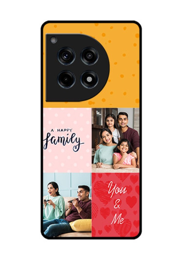 Oneplus 12R 5G Custom Glass Phone Case - Images With Quotes Design
