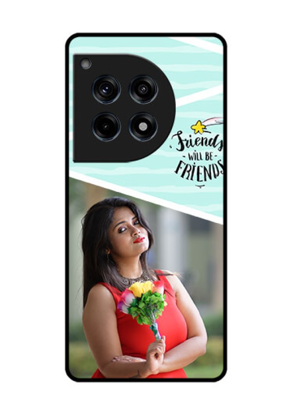 Oneplus 12R 5G Custom Glass Phone Case - Friends Picture Icon Design