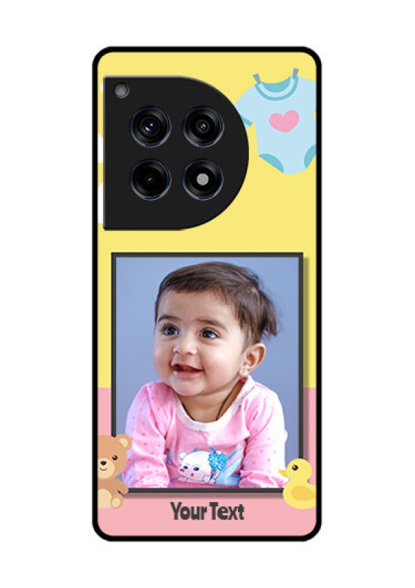 Oneplus 12R 5G Custom Glass Phone Case - Kids 2 Color Design