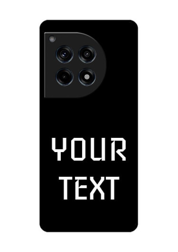 Oneplus 12R 5G Custom Glass Phone Case - Your Name Design