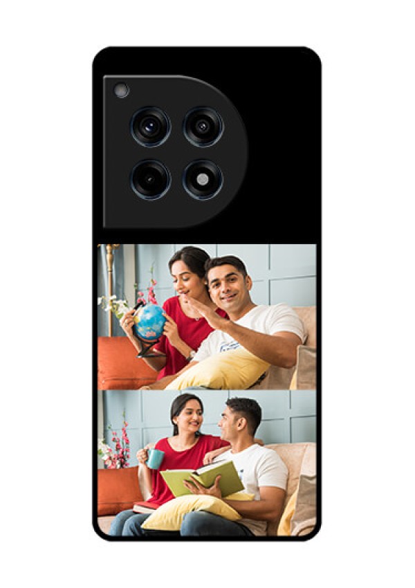 Oneplus 12R 5G Custom Glass Phone Case - 2 Images Design