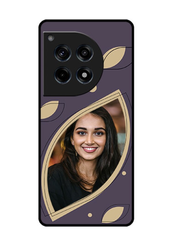 Oneplus 12R 5G Custom Glass Phone Case - Falling Leaf Design