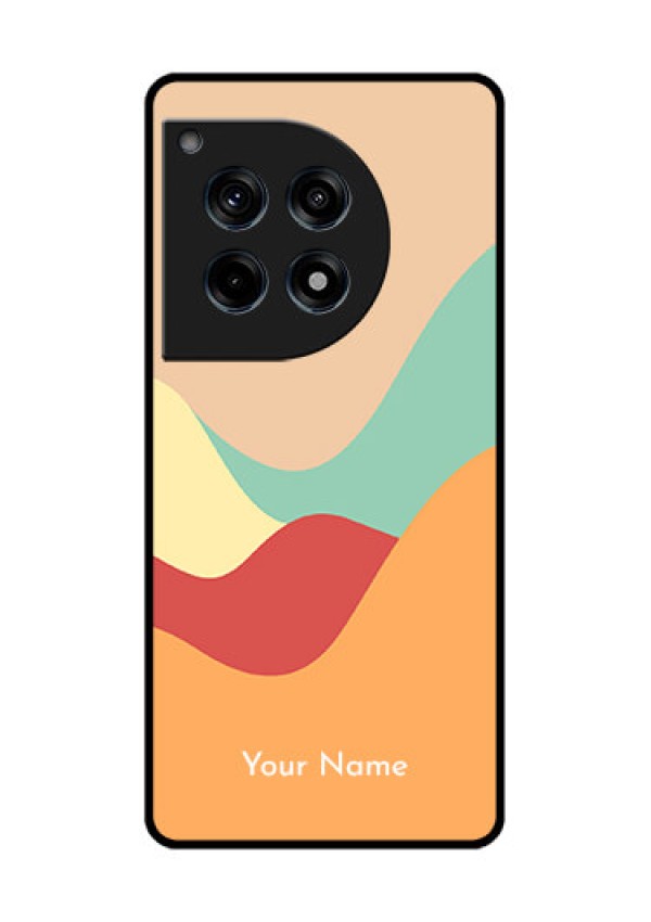 Oneplus 12R 5G Custom Glass Phone Case - Ocean Waves Multi - Colour Design