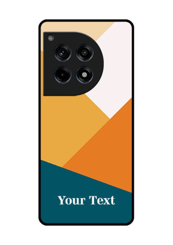 Oneplus 12R 5G Custom Glass Phone Case - Stacked Multi - Colour Design