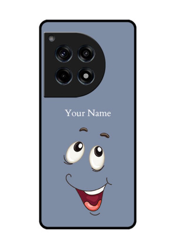 Oneplus 12R 5G Custom Glass Phone Case - Laughing Cartoon Face Design