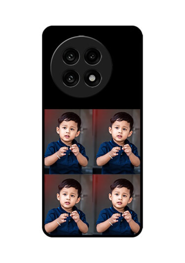 OnePlus 13R 5G Custom Glass Phone Case - 4 Image Holder Design