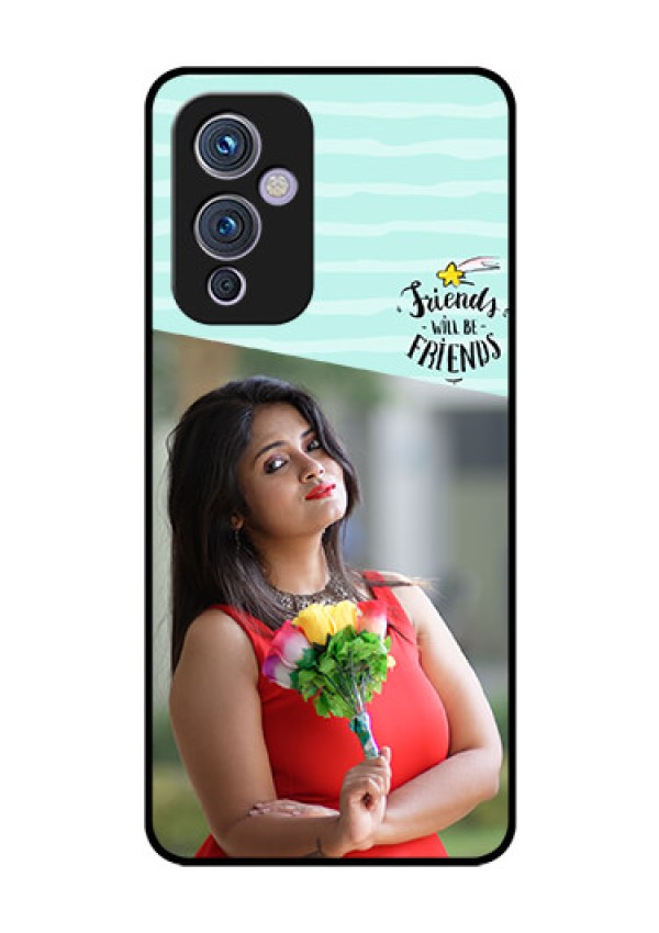 Oneplus 9 5G Custom Glass Phone Case - Friends Picture Icon Design