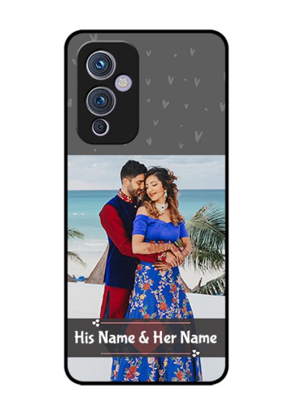 Oneplus 9 5G Custom Glass Mobile Case - Buy Love Design with Photo Online