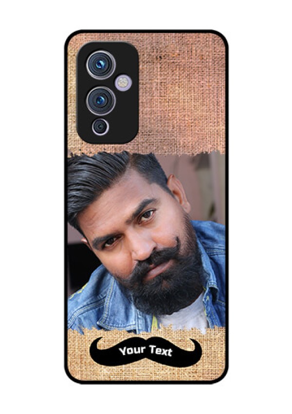 Oneplus 9 5G Personalized Glass Phone Case - with Texture Design