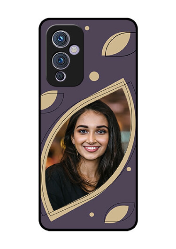 OnePlus 9 5G Custom Glass Mobile Case - Falling Leaf Design