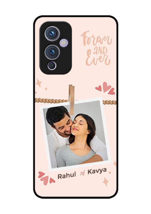 OnePlus 9 5G Custom Glass Phone Case - Forever and ever love Design