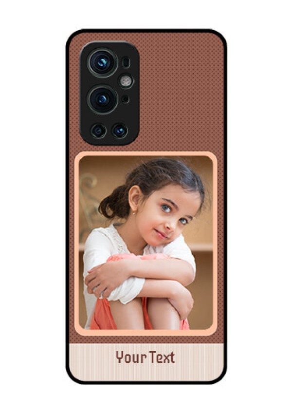Oneplus 9 Pro 5G Custom Glass Phone Case - Simple Pic Upload Design
