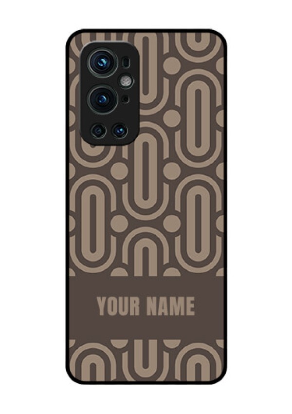 OnePlus 9 Pro 5G Custom Glass Phone Case - Captivating Zero Pattern Design