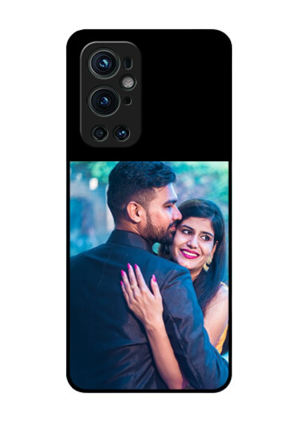 OnePlus 9 Pro 5G Custom Glass Phone Case - Upload Full Picture With Custom Color Design