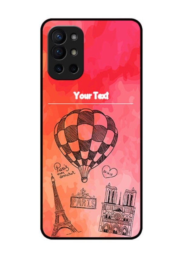 Oneplus 9R 5G Custom Glass Phone Case - Paris Theme Design