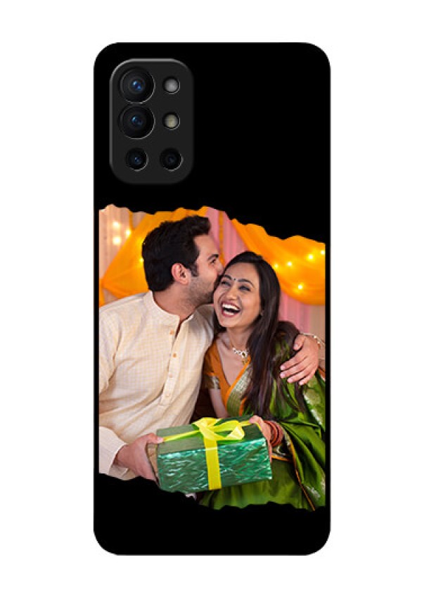 OnePlus 9R 5G Custom Glass Phone Case - Tear-off Design