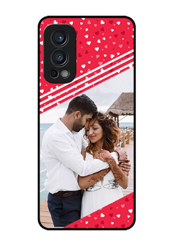 Oneplus Nord 2 5G Custom Glass Mobile Case  - Valentines Gift Design