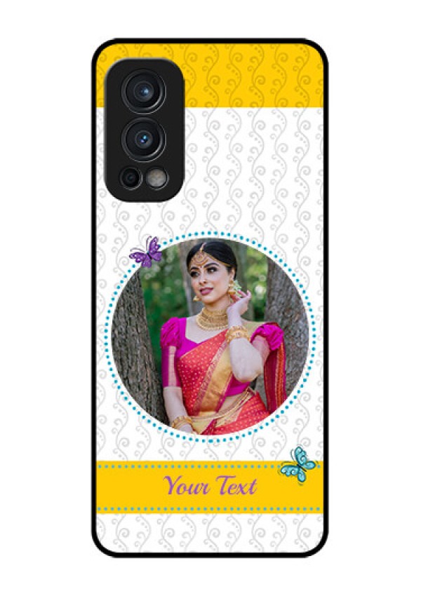 Oneplus Nord 2 5G Custom Glass Mobile Case  - Girls Premium Case Design