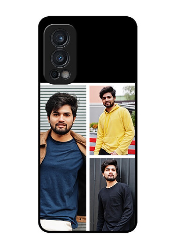 Oneplus Nord 2 5G Photo Printing on Glass Case  - Upload Multiple Picture Design