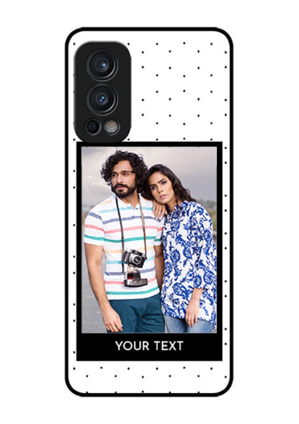 Oneplus Nord 2 5G Photo Printing on Glass Case  - Premium Design