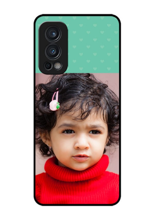Oneplus Nord 2 5G Custom Glass Phone Case  - Lovers Picture Design