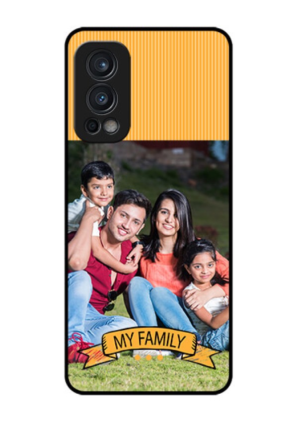 Oneplus Nord 2 5G Custom Glass Phone Case  - My Family Design