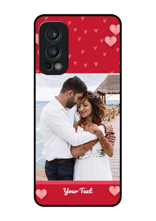 Oneplus Nord 2 5G Custom Glass Phone Case  - Valentines Day Design