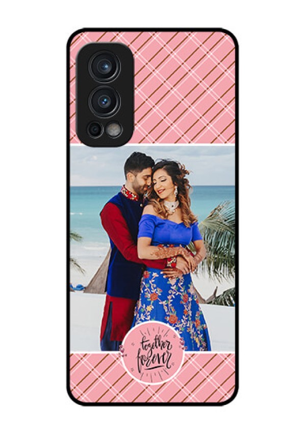 Oneplus Nord 2 5G Personalized Glass Phone Case  - Together Forever Design