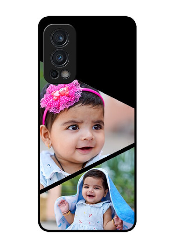 Oneplus Nord 2 5G Custom Glass Phone Case  - Semi Cut Design