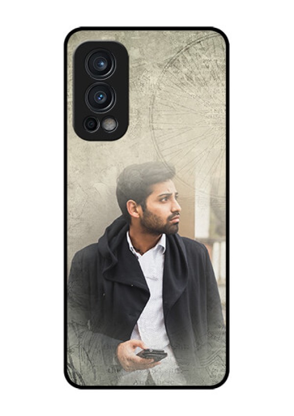 Oneplus Nord 2 5G Custom Glass Phone Case  - with vintage design