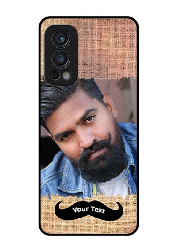 Oneplus Nord 2 5G Personalized Glass Phone Case  - with Texture Design